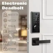 Bben Deadbolt Front Door Keyless Fingerprint Door Lock : Black, Smart Keypad NEW