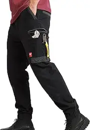 [BIG BEE] Brumby Work Pants Stretch Cotton Canvas Cargo Pants Elastic Waist