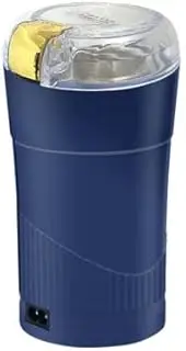 TooToo Electric Grinder Grinding Milling Bean Nut Spice Matte Blender 220V Compact Matte Flour Mill for Home Kitchen (Blue)