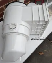 Skimmer box STANDARD THROAT S75, 29257 Concrete and/or Fiberglass, COMPLETE