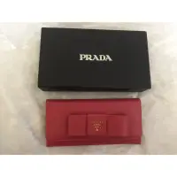 在飛比找蝦皮購物優惠-《二手》prada長夾