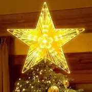 Christmas Star Tree Topper Lights LED Glowing Star Lamp Sparkling Light Xmas