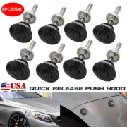 Universal Front Bumper Quick Release Fasteners Push Button Billet Hood Pins Lock (for: Honda Civic)