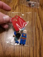 Superman And Cape Minifigure New And Sealed