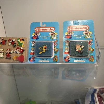 Nintendo Collectors Pin 1989 Mario Bros Series A Ace Novelty Co. + Loose Taiwan