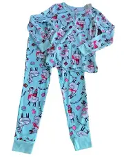 NWT Girl’s 14/16 Justice Fa La La Lama Pajama Set