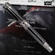 Montblanc US Signatures For Freedom John Adams Lim. Ed. White Gold Fountain Pen