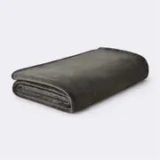 Openook Plush Blanket Double/Queen - Charcoal