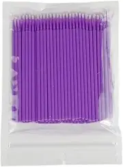 100Pcs Up Paint Brush Tips Car Paint Brush Applicator Sticks Detailing Car