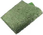 GANAZONO Reptile Mat for Turtle Tank Vivid Fake Lawn Decorative Reptile Lawn for Iguana Cages and Reptile Enclosures Moisture Retaining Fake Grass