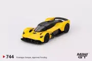 1/64 Mini GT Aston Martin Valkyrie (Sunburst Yellow) Diecast Car Model MGT00744