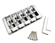 5 String Bass Bridge with Locking Zinc Saddles – Dual Load Type A Bridges Str...