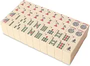 GUSTARIA American Mahjong Set,Mah jongg Tiles Set with 166 Premium 1.2” Ivory Tiles(Tiles Only Set)