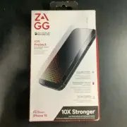 ZAGG InvisibleShield XTR3 Glass Screen Protector for Apple iPhone 15 New