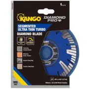 Kango 105mm Segmented Ultra Thin Turbo Diamond Blades Hardware Supplies