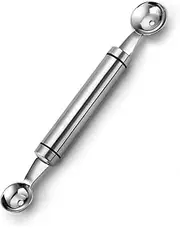 Melon Baller Scoop Set, Dual-Purpose Fruit Salad Scoop Spoon, Baller Carving Cutter for DIY Fruit Ice Cream(Knife) (Size : Baller)