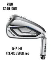 PING G440 Iron 5 P Set of 6 N.S.PRO 750GH neo