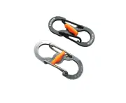 Aluminum S-biner Carabiner Keychain Clip Key Ring Snap Spring Hook Camping