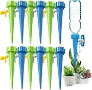 20PCS Self Watering Spikes, Adjustable Plant Watering Devices, Automatic Drip Irrigation System with Slow Release Control Valve Switch - for Outdoor Indoor Plants Use