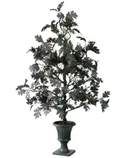 National Tree Company 48 Potted Halloween Oak Tree NoSize Black