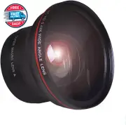55MM 0.43X Professional HD Wide Angle Lens (Macro Portion) for Nikon D34