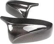 For B&MW X5 E70 X6 E71 Rearview Mirror 2007-2013 Car Rearview Mirror Shell Replaceable Reversing Mirror Cover (Color : Carbon pattern)