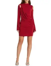 [Sass & Bide] Night Jazz Mini Dress in Dark Red