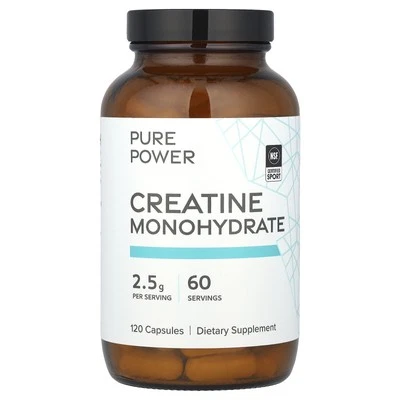 2 X Dr. Mercola, Creatine Monohydrate, 2.5 g, 120 Capsules (1.25 g per Capsule)
