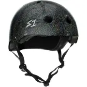 S-One Helmet Mega Lifer S Black Gloss Glitter