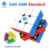 AU Dispach Gan 356M Standard 3x3 56mm Magnetic Cube Top Speed Xmas Gifts Game