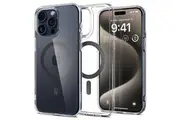 SPIGEN iPhone 15 Pro Max Case, 6.7 2023 Genuine Ultra Hybrid MagFit MagSafe Compatible Magnet Cover for Apple