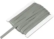 uxcell Double Fold Bias Tape for Sewing 1/3 Inch x 12 Yards Satin Pre-fold Continuous Binding Tape for Seaming Quilting Hemming Binding DIY Crafts, Gray