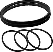 Veemoon 5Pcs Flexible Rubber Drive Belt for Washing Machine Durable Washer Replacement Belt Compatible with Model Convenient and Practical Washer Part for Efficient Operation