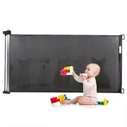 34*61'' Retractable Safety Gate Barrier Gate Dog Mesh Fence J2E2