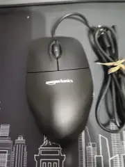 Amazon Basics 3-Button Wired USB Computer Mouse