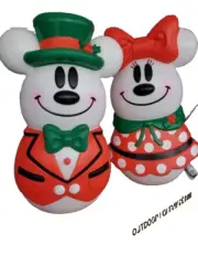 NEW 23" Mickey and Minnie Mouse Disney Blow Mold Light Up Christmas