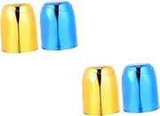 ifundom 4 Pcs Dice Cup Party Table Game Props Dice Stacking Cup Bar Game Supplies Cup Dice Shaker Cup Custom Dice Bar Party Entertainment Games Dice Game Shaker Dice Game Cups Plastic Blue