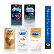 Durex Exotic Collection Comabo Pack - 50 Condoms