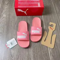 在飛比找蝦皮購物優惠-Puma Popcat 白色粉色拖鞋 360265 25