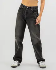 [Levi's] Levi's Women's 90's 501 Jeans in Stitch School Black Size 20 20 Stitch School Black