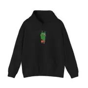 Pepe The Frog Lifting Weights Weight Lifter Gym Heavy Blend Hood Sweatshirt