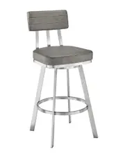Armen Living Benjamin 30in Swivel Bar Stool