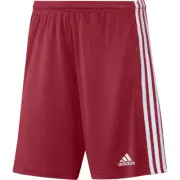 adidas Men's Squadra 21 Shorts RED WHITE SIZE SMALL