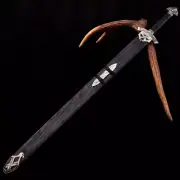 Hand Forged Damascus steel Viking Sword Sharp Blade Battle Ready Medieval Sword.