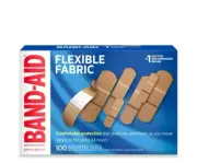 Band-Aid Brand Flexible Fabric Adhesive Bandages, Assorted,