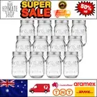 12 Pcs Canning Jars Roccar Mason Jar Empty Glass Spice Bottles Storage 480ML NEW