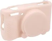 [Be In Your Mind] 1-Piece Silicone Camera Body Protective Case Soft Rubber to Prevent Drops Compatible with Canon PowerShot SX740 SX730 HS Jelly Pink
