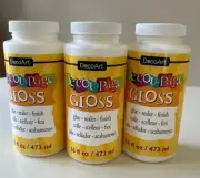 DecoArt Gloss Decoupage Glue-Sealer-Finish, 16 oz. - 3 Pack