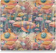 [Amooorous] Submarine World Pu Leather Auto Registration Insurance & ID Card Holder Auto Truck Comparment Accessories Case for Cards, Essential Document Driver License, submarine world, 1 size