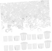 VILLFUL 2000pcs Silicone Earring Backs for Studs Antislip Safety Backs Earring Backings for Hook